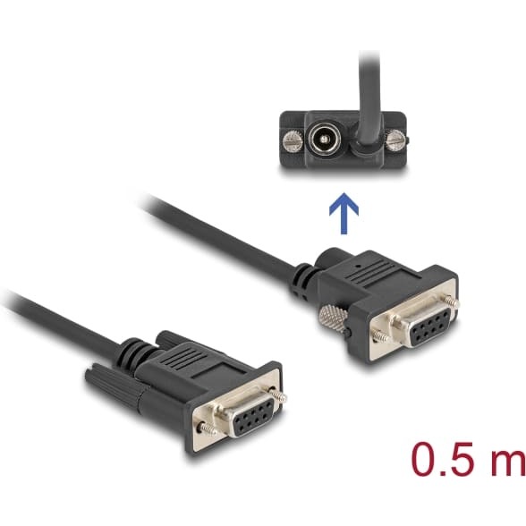 Delock Serial Cable RS-232 D-Sub9 female