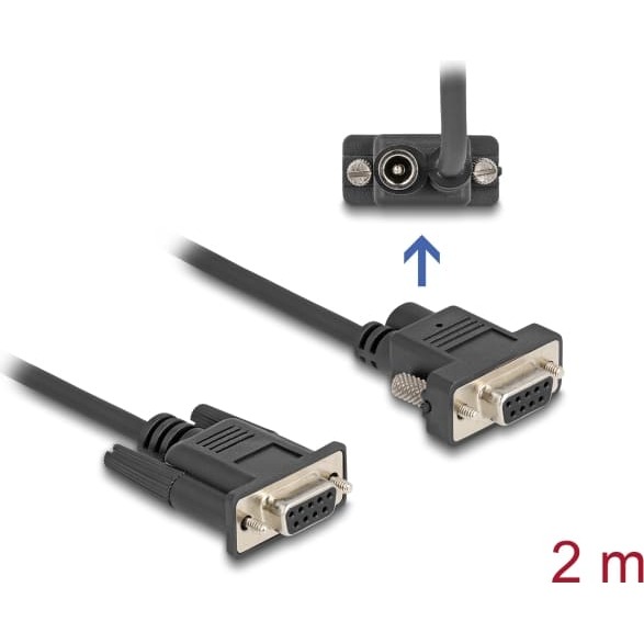 Delock Serial Cable RS-232 D-Sub9 female