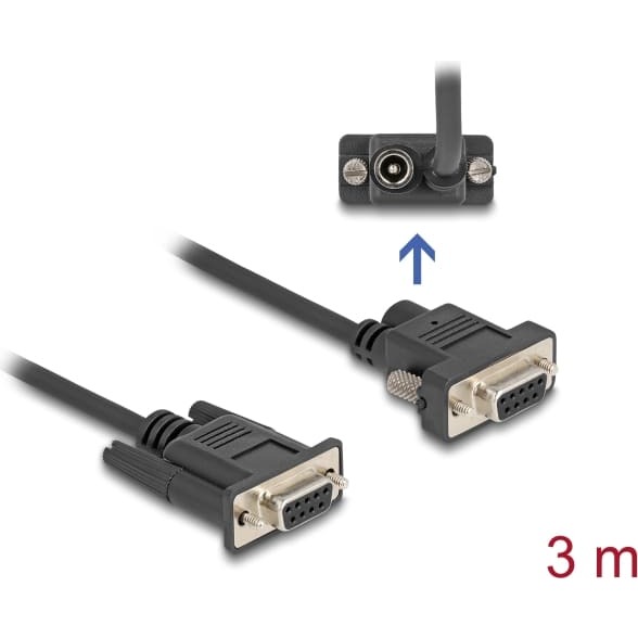 Delock Serial Cable RS-232 D-Sub9 female
