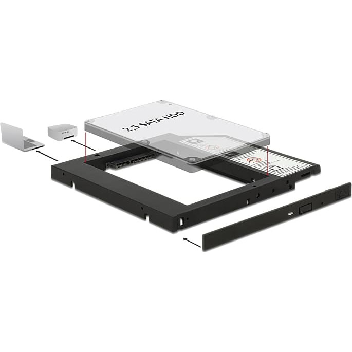 Delock Slim SATA 5.25" Installation