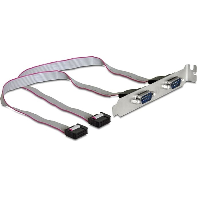 Delock Slotbracket > 2x serial Pin