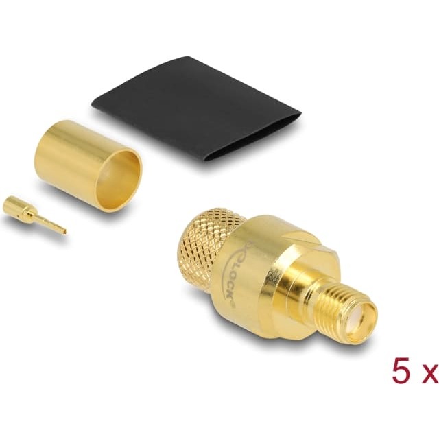 Delock SMA jack for crimping LMR400