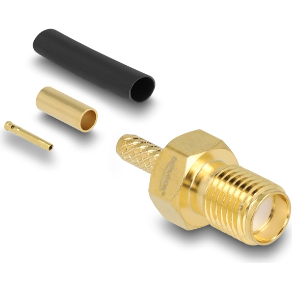 Delock SMA jack for crimping RG-174