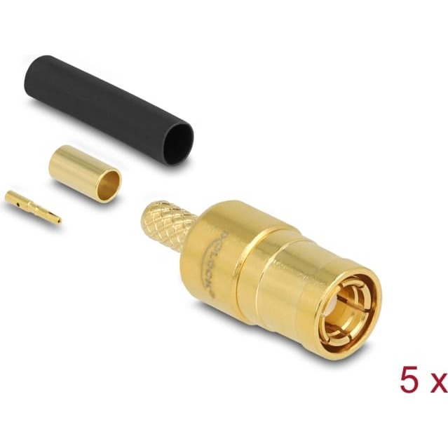 Delock SMB plug for crimping RG-174
