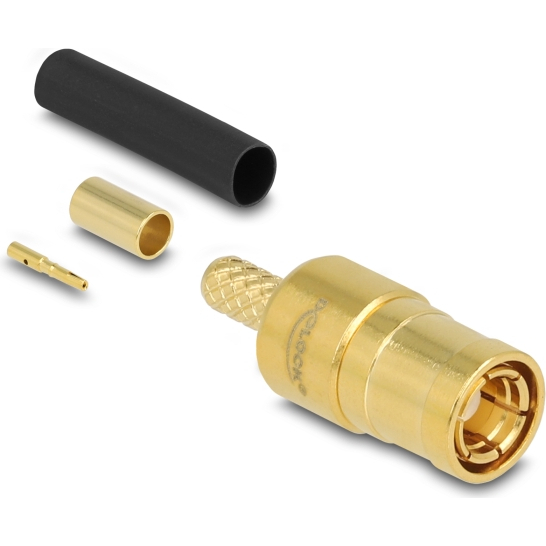Delock SMB plug for crimping RG-174