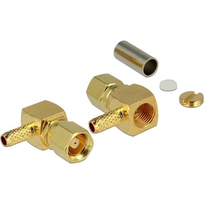 Delock SMC plug 90° angled for