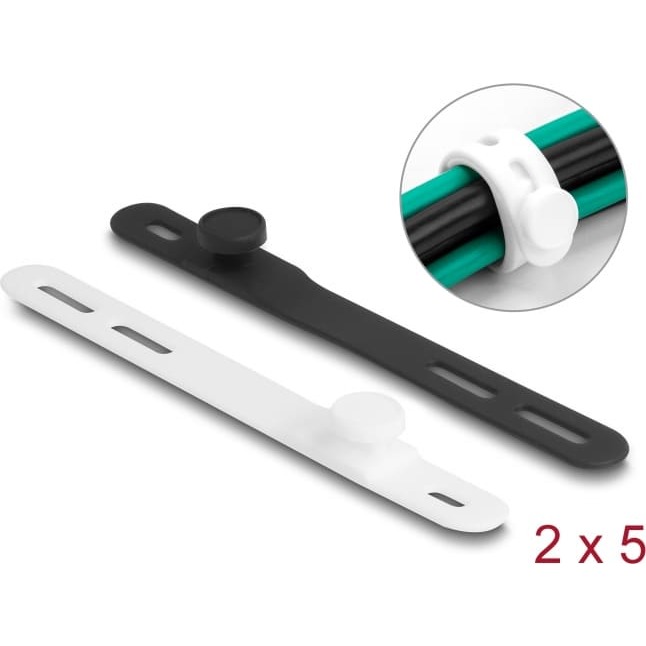 Delock Soft Tie flexible reusable set