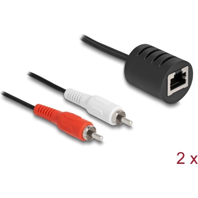 Delock Stereo Audio Extender RJ45 jack