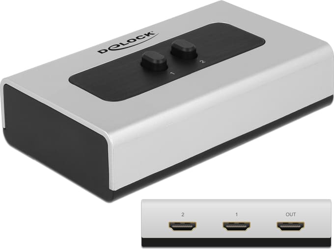 Delock Switch 4K HDMI 2 port