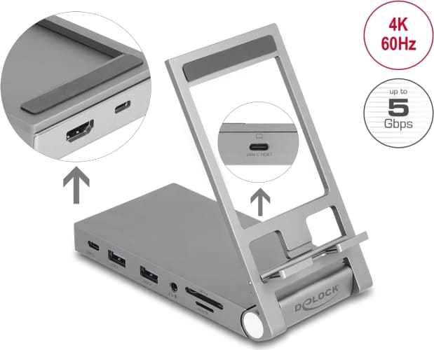 Delock Tablet and Laptop Docking Station