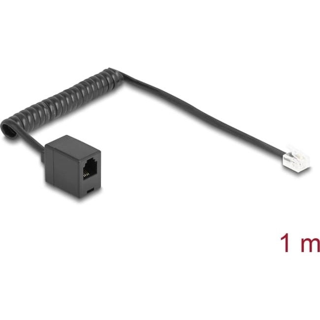 Delock Telephone Cable / Coiled Cable