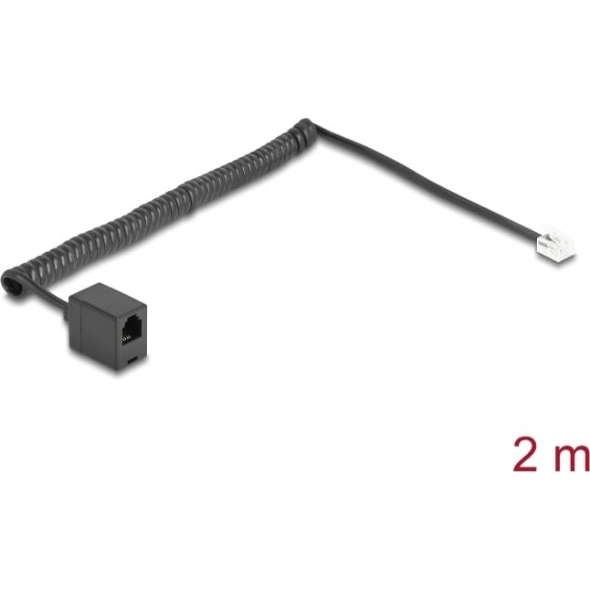 Delock Telephone Cable / Coiled Cable