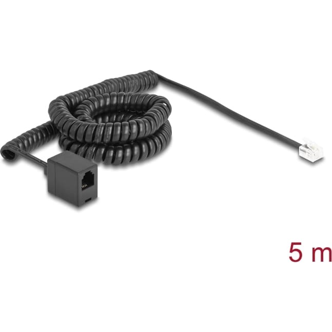 Delock Telephone Cable / Coiled Cable