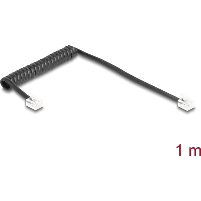 Delock Telephone Cable / Coiled Cable