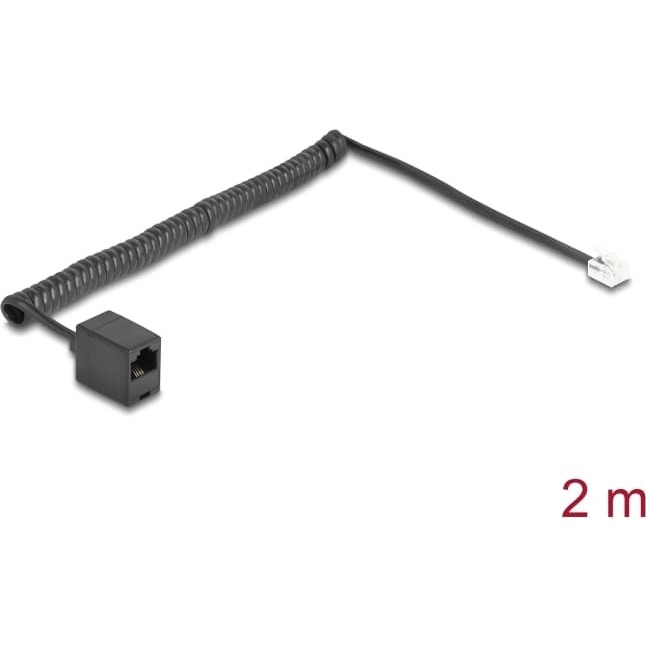 Delock Telephone Cable / Coiled Cable