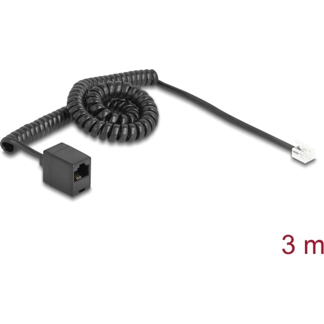Delock Telephone Cable / Coiled Cable