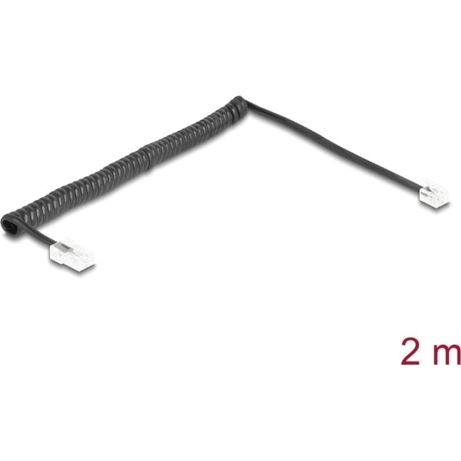 Delock Telephone Cable / Coiled Cable