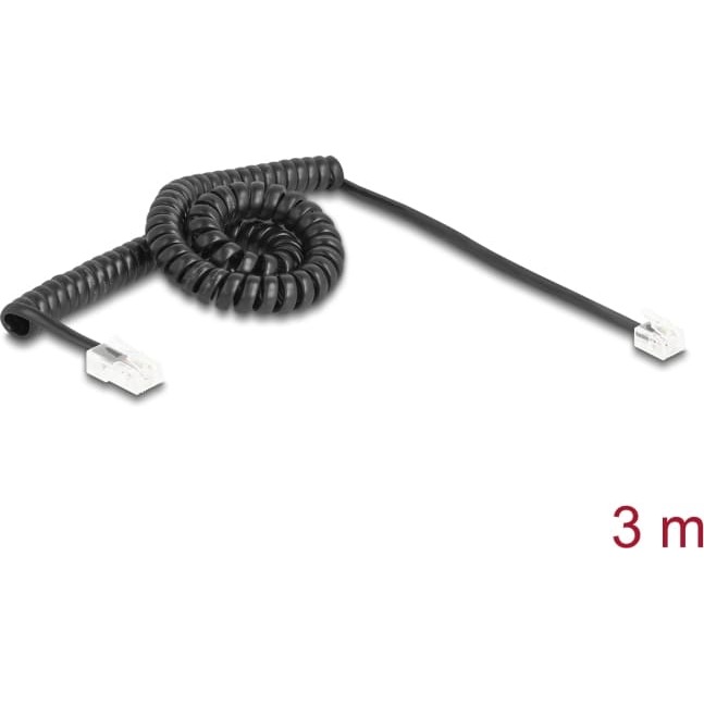 Delock Telephone Cable / Coiled Cable