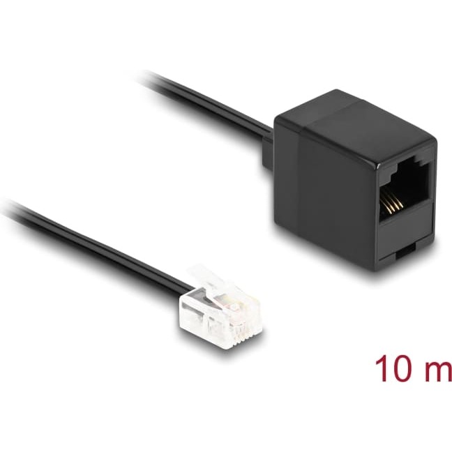 Delock Telephone Cable RJ11 plug to