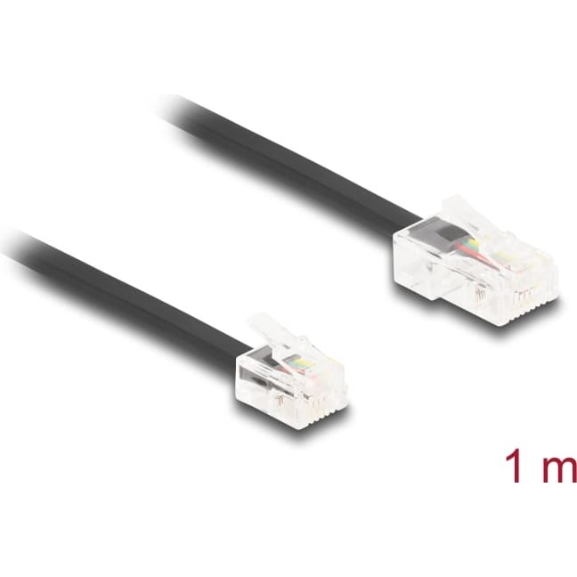 Delock Telephone Cable RJ45 plug to