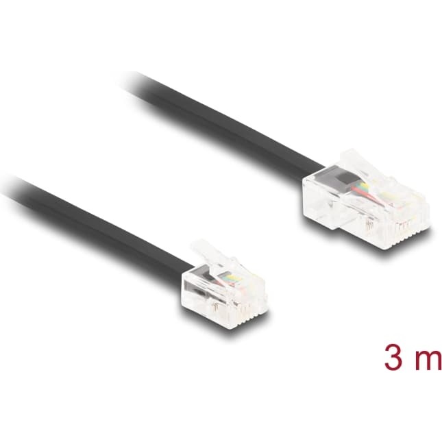 Delock Telephone Cable RJ45 plug to
