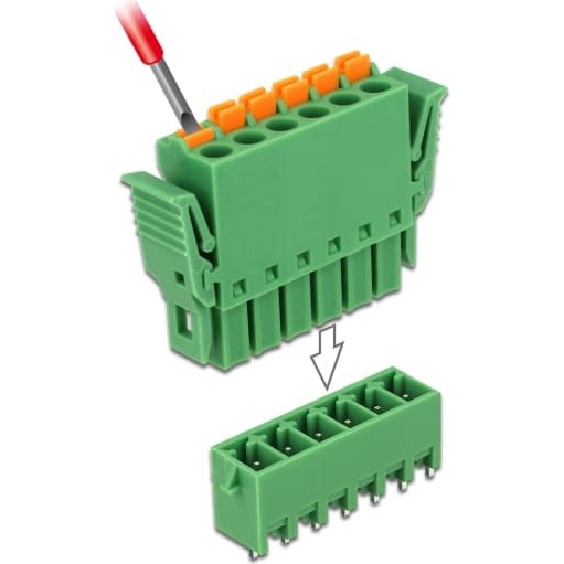Delock Terminal block set for PCB