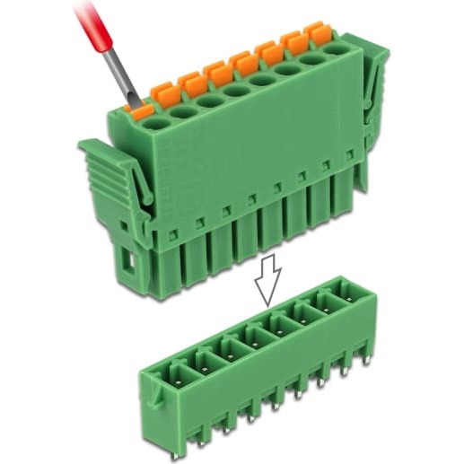 Delock Terminal block set for PCB