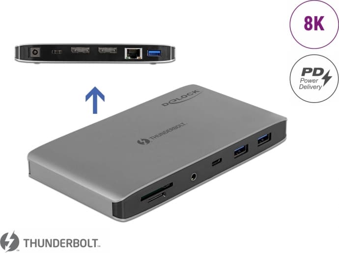 Delock Thunderbolt™ 3 Docking Station 8K