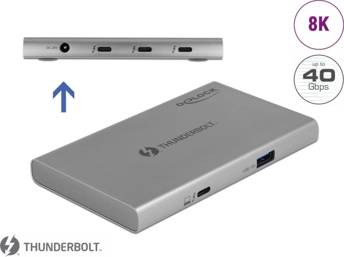 Delock Thunderbolt™ 4 Hub 3 Port