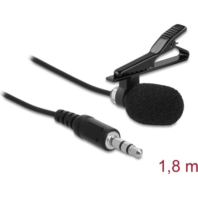 Delock Tie Lavalier Microphone Omnidirectional with