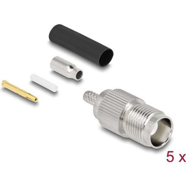 Delock TNC jack for crimping RG-174
