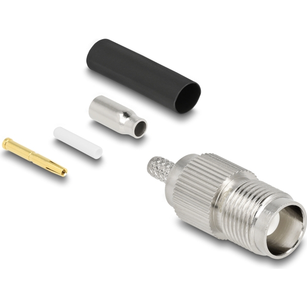 Delock TNC jack for crimping RG-174