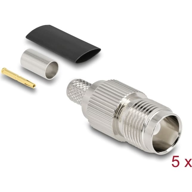Delock TNC jack for crimping RG-59
