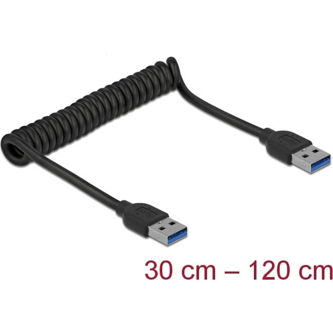Delock USB 3.0 Coiled Cable