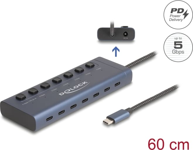 Delock USB 5 Gbps Hub with