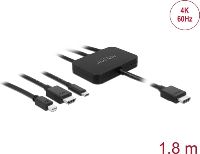 Delock USB-C™, HDMI or mini DisplayPort