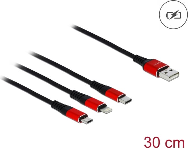 Delock USB Charging Cable 3 in