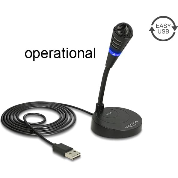 Delock USB Microphone with base and