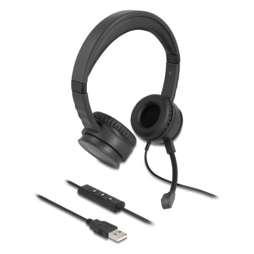 Delock USB Stereo Headset with Cable