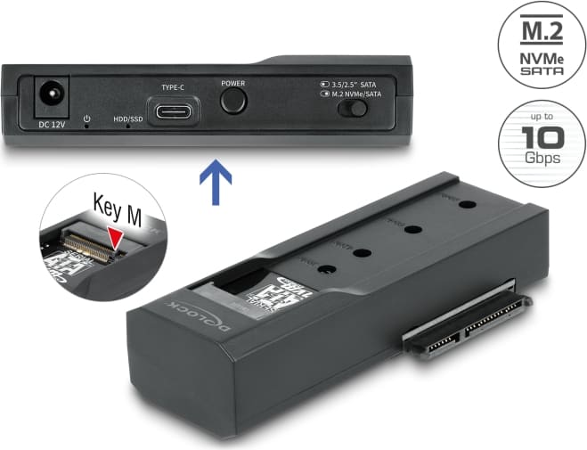 Delock USB Type-C™ Converter for 1