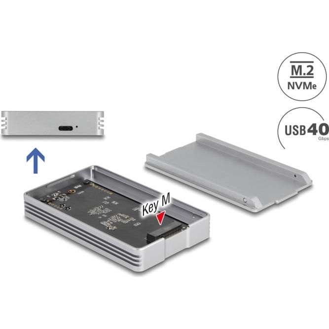 Delock USB4™ 40 Gbps Enclosure for