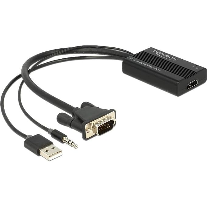 Delock VGA to HDMI Adapter with