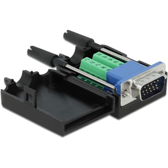 Delock VGA15 male to Terminal Block