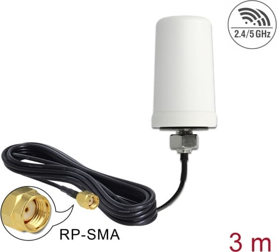 Delock WLAN Antenna RP-SMA 802.11