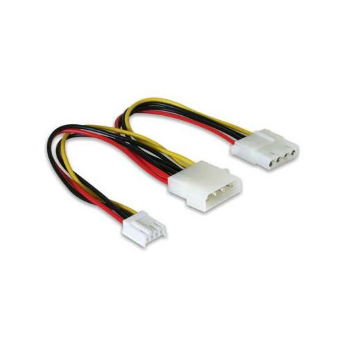 Delock Y-cable power Molex 4pin male