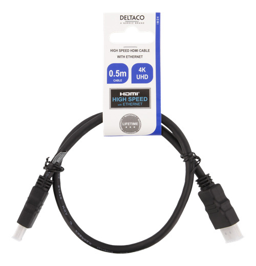DELTACO HDMI kabelis FSC, HDMI ātrgaitas