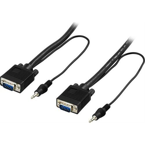 DELTACO monitor cable RGB HD 15ha-ha