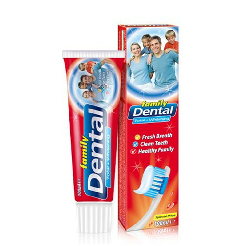 DENTAL zobu pasta TOTAL+WHITENING 100ml. (