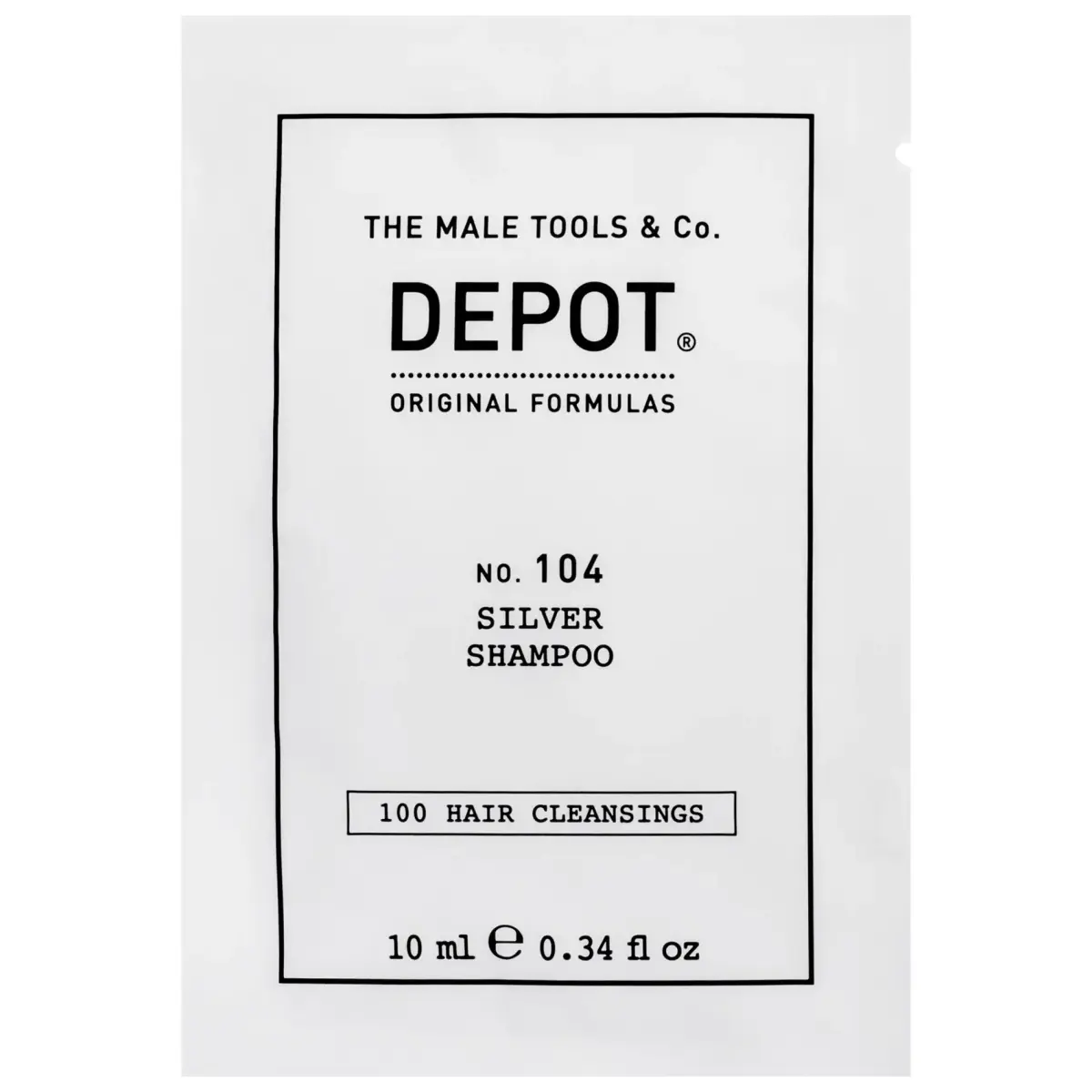 Depot, 100 Hair Cleansing No. 104