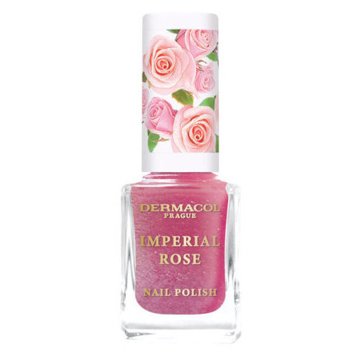 Dermacol Imperial Rose Nail Polish Glittering